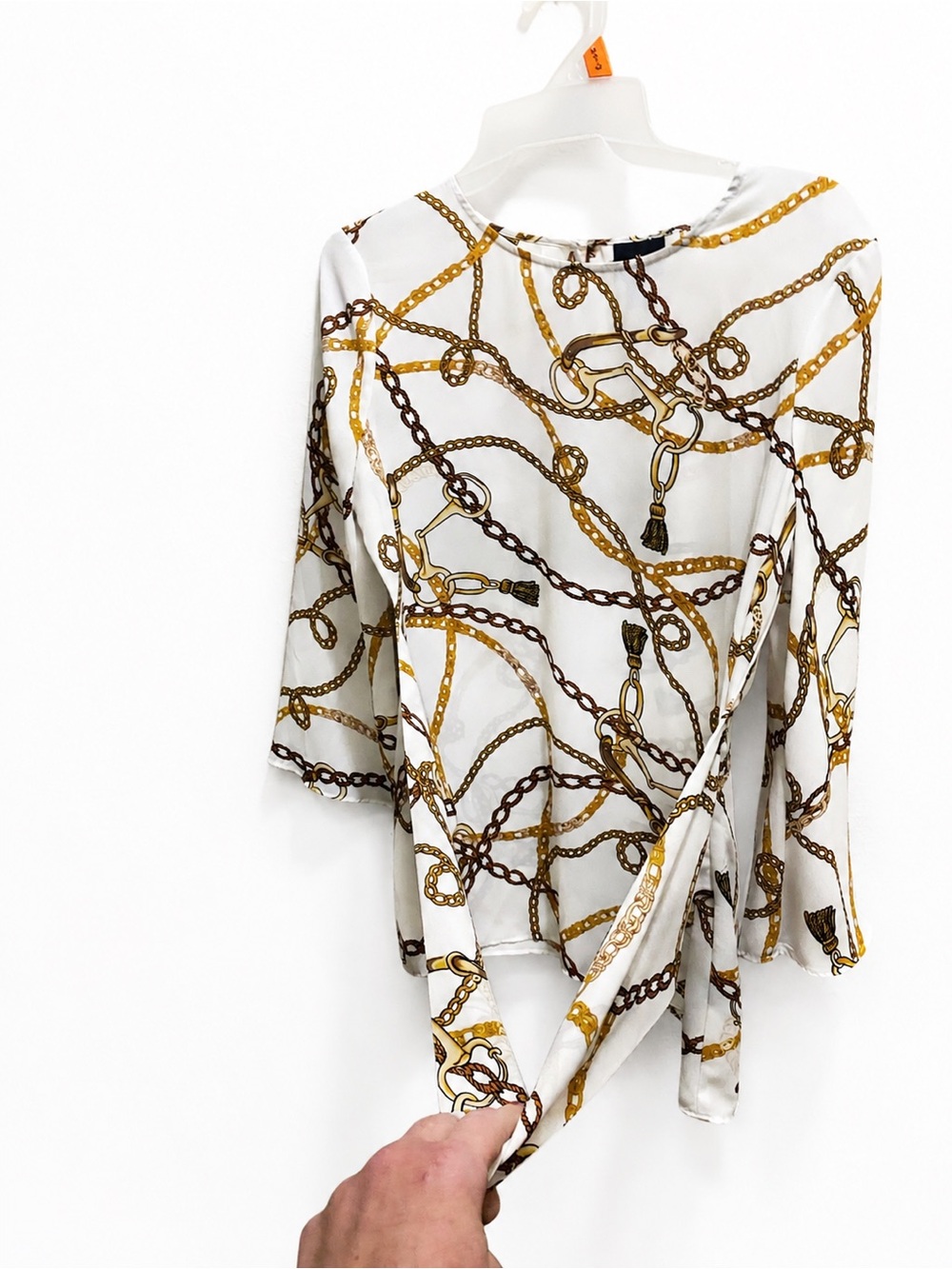 Worthington Cream High-Low Ruffle Skirt - Picture 2 of 5